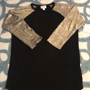 NWT LuLaRoe elegance collection black Randy XS